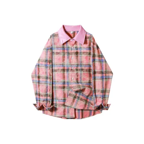 BLACK AT Розовый Унисекс Рубашки