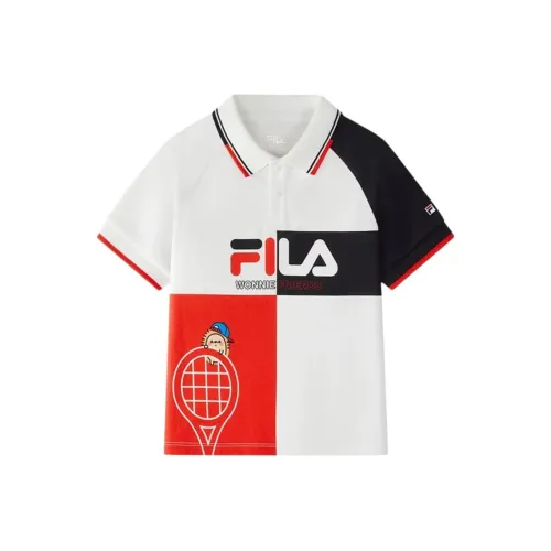 FILA Стандартный белый FWT Kids T Футболка