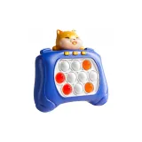 [2-Пуговица Веселье 100 Уровней] Синий Сиба-ину