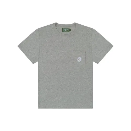 Denim Tears Co-brand Серые Мужские T-Рубашки