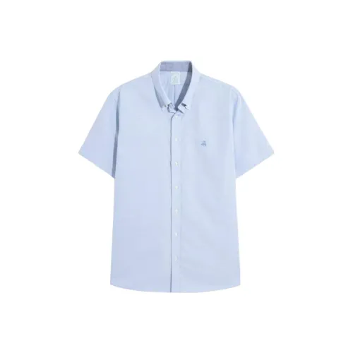 BROOKS BROTHERS Blue Men's Shirts BROOKS BROTHERS Синий Мужские Рубашки