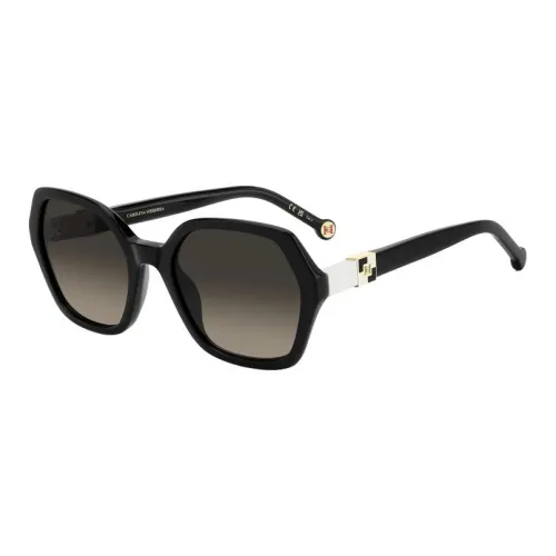 CarolinaHerrera. Пластик нерегулярная форма солнцезащитные очки женские черный