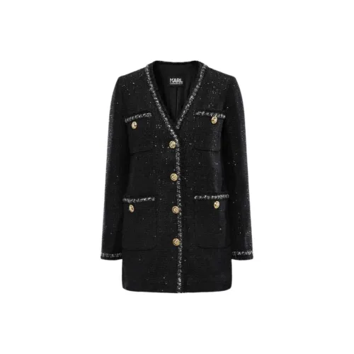 Куртки и пальто женские от KARL LAGERFELD