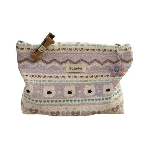 ALOENEY Хлопок Клатч Женский Фиолетовый