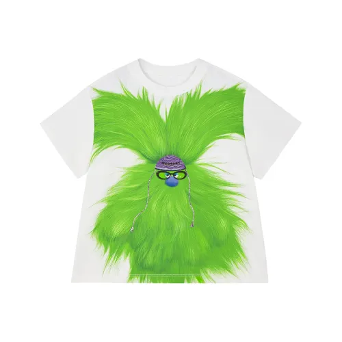 Woobaby T-рубашка Strange Кролик Белый для детей 3-7 лет