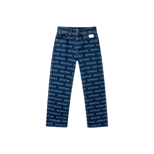 Revenge Синий Мужской Джинсы