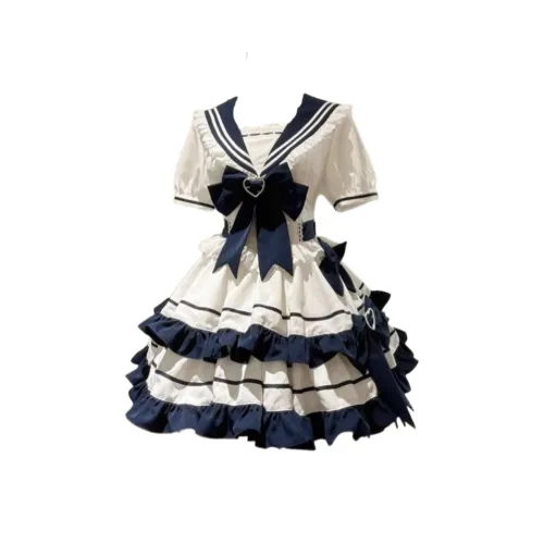 GUAILILUOLI Короткий рукав Платье Женское