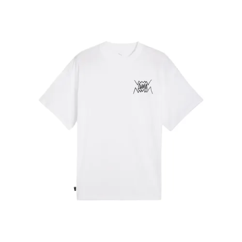 PUMA Jaws Core Белый Мужской T-Рубашка