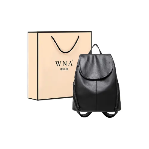 Vigno ПУ (полиуретан) Рюкзак Женские Черный