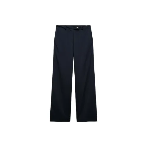 ZARA ZW Series Морской синий Женские Повседневные Брюки