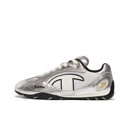 Champion Casual Low Top Silver White/Black Women's