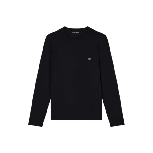 EMPORIO ARMANI FW25 T-Рубашка Мужская Черная