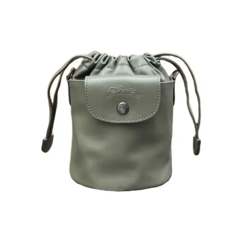 LONGCHAMP Le Pliage Xtra Коровья кожа Ведрообразная сумка Сумка через плечо Мини Женская Цвет