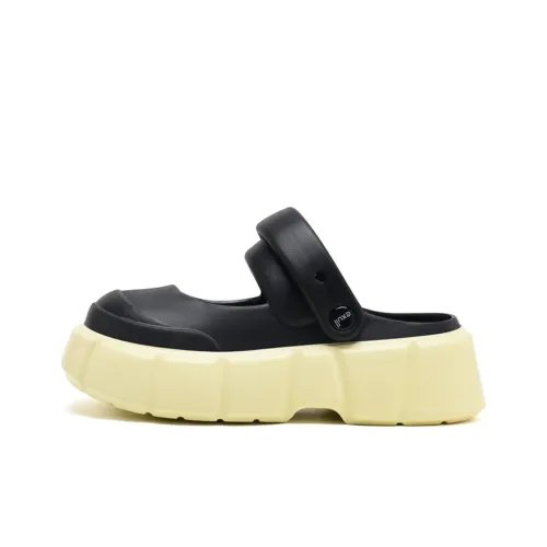 EXULL Q Домашние тапочки Женские Черные