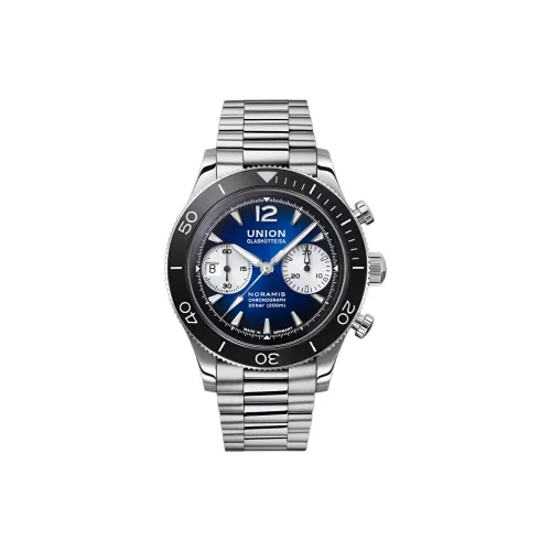 UNION GLASHUTTE/SA Автоматический Механический Мужской Часы из Коллекции Noramins 43 мм Синий
