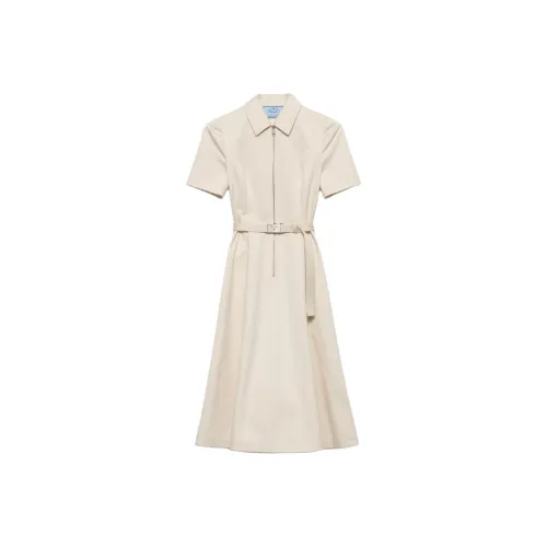 PRADA FW25 Короткий рукав Платье Женское