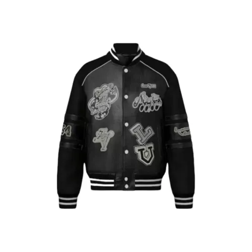 LOUIS VUITTON Мужские черные куртки