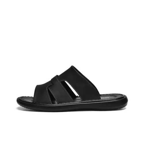 NANJIREN Резина Шов Кожа Пэчворк Тихий Запахонепроницаемый Устойчивый к Износу Слипоны Мужские