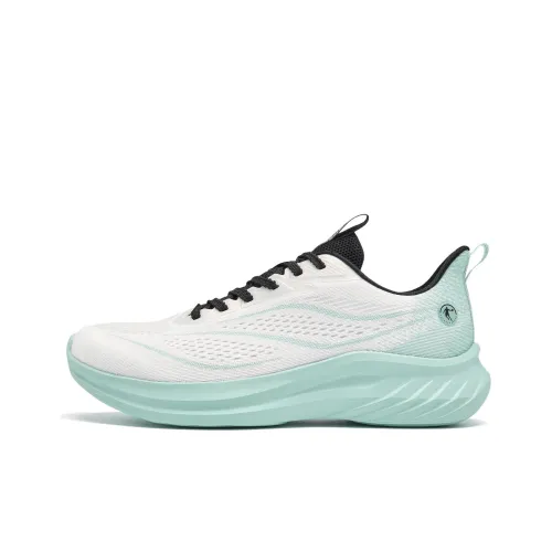 QIAODAN Беговые кроссовки Low Top Jordan Белый Тенево-циан Мужской