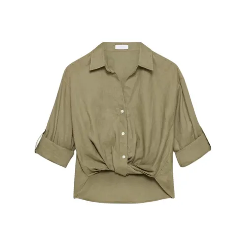ARITZIA SS25 Little Moon Portofino Linen Shirt Women's
