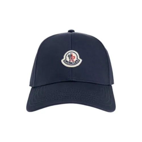 Moncler Хлопковые кепки мужские синие