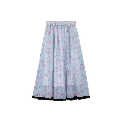 B.Duck Повседневный Длинный Юбка Женские