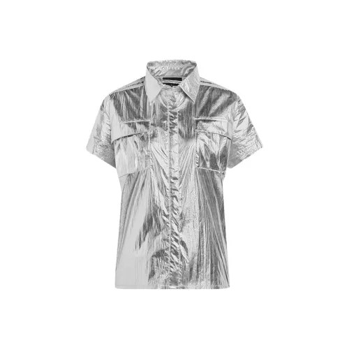 Adidas Originals Рубашка Женская Серебряная Белая