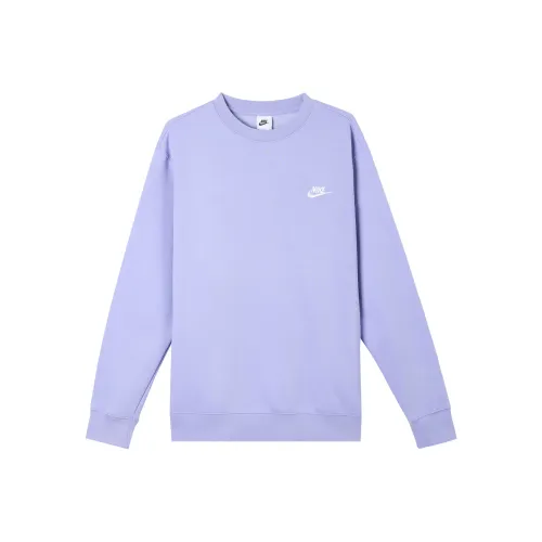 Nike Светло-фиолетовый Мужской Свитшот