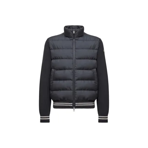 MONCLER Кардиган Down Jacket Мужской Navy Blue