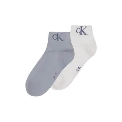 Calvin Klein 2 пачки белых + синих мужских носков
