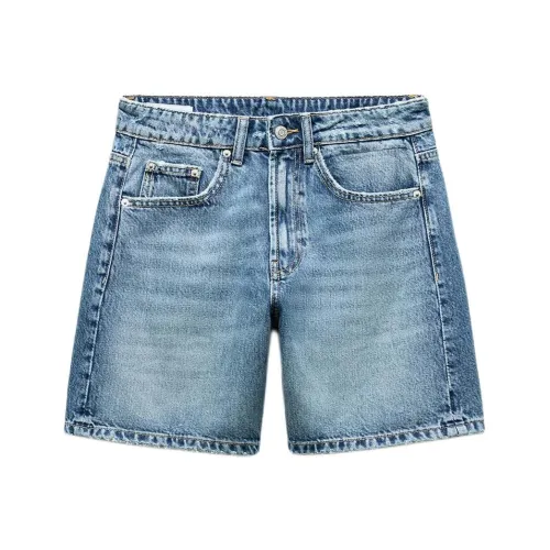 ZARA Trf Синие Женские Джинсовые Шорты