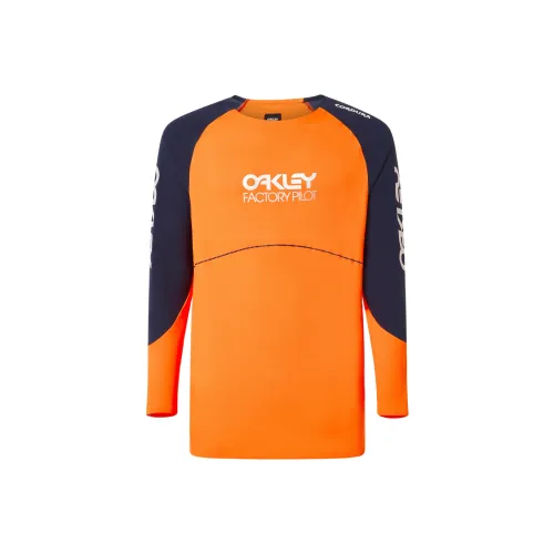 Oakley Оранжевый Синий Мужская Велосипедная Одежда