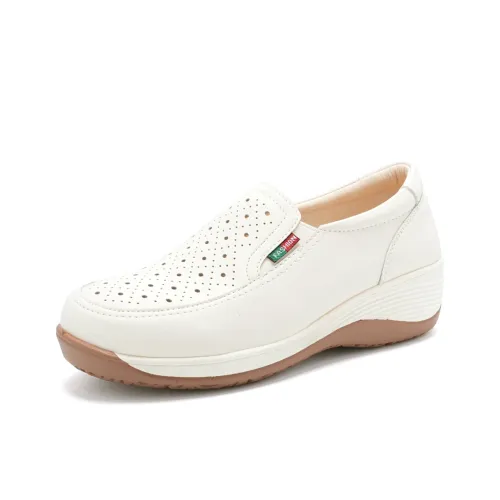 Reivanti Лоферы 5 см Женские Бежевые