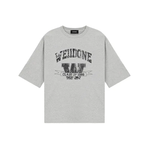 WE11DONE Серый Унисекс Футболка