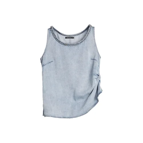 ELLE Джинсовый синий Женские майки