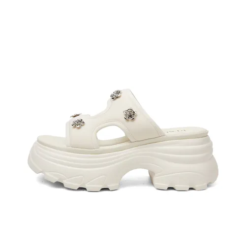 PT'SON Резина Пена Подошва Устойчивая к Износу Слипоны Женские