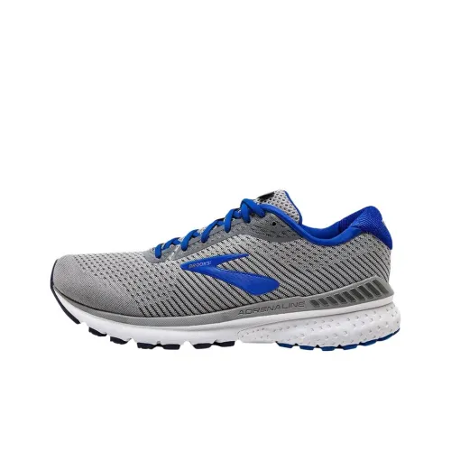 Brooks Adrenaline GTS Износостойкие Низкие Беговые кроссовки Мужские Серый Синий