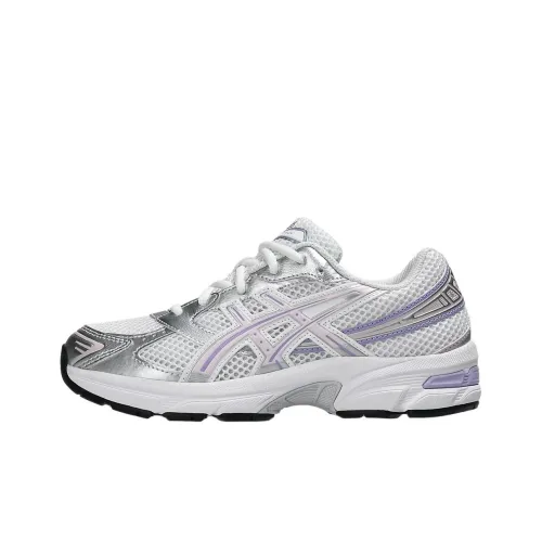 Asics Gel 1130 Амортизация Поддержка Низкий Топ Детская Беговая Обувь Белый Серебряный Подростки