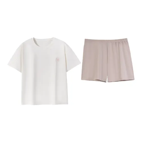 Montagut Лето Ночная сорочка Женская Белая