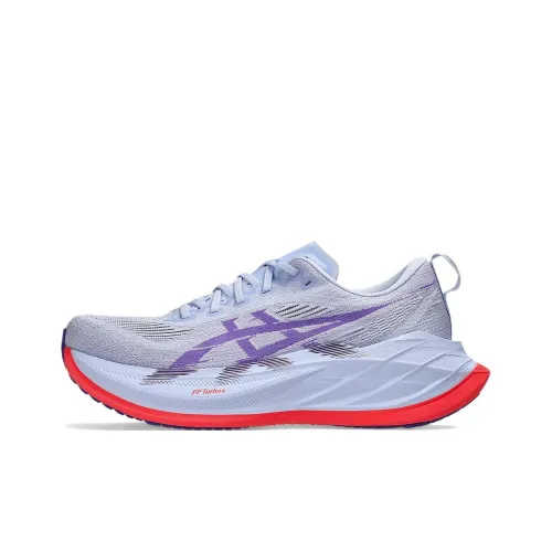 Asics SUPERBLAST 2 Беговые кроссовки Низкий верх Светло-синий/Edo Фиолетовый Унисекс