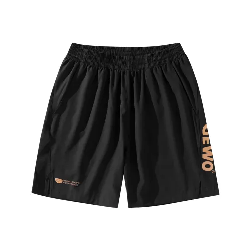 GEWO Черные Унисекс Повседневные шорты