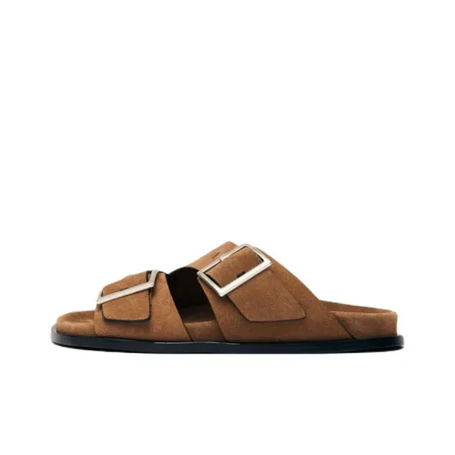 ALOHAS Слипоны Женские Коричневый