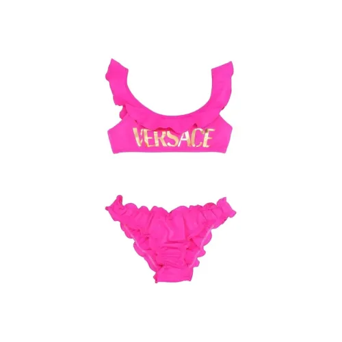 VERSACE Детский купальник фиолетово-розовый женский