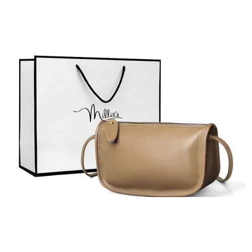 MILLIE'S Сумка через плечо из коровьей кожи стандартная женская абрикосового цвета