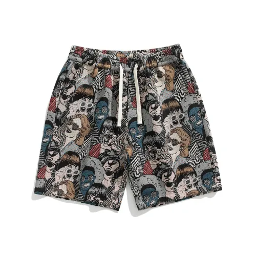 SOCKKEY Вышивка Фигурка Унисекс Повседневные шорты