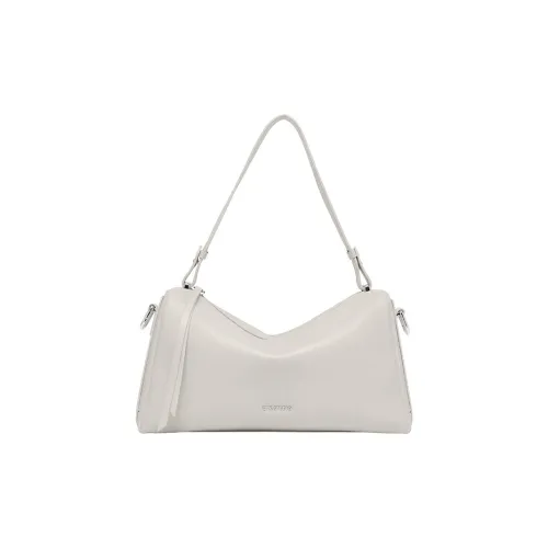 Tanita West Коровья кожа Тоут Сумка через плечо Сумка на плечо Сумка среднего размера Женская Экрю