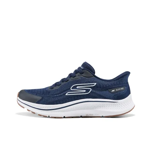 Skechers MEN'S GO Low Топ Беговые кроссовки Мужской Морской синий