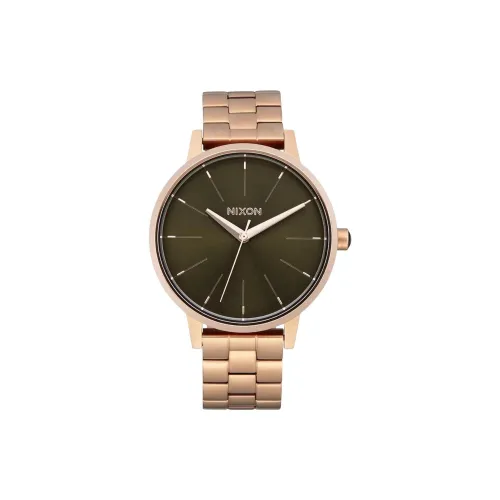 NIXON Наручные часы Кварцевый механизм Нержавеющая сталь Ремешок 36,5 мм Зеленый циферблат Унисекс