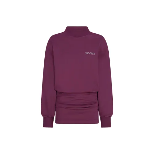 The Attico FW25 Длинное платье с длинными рукавами женское