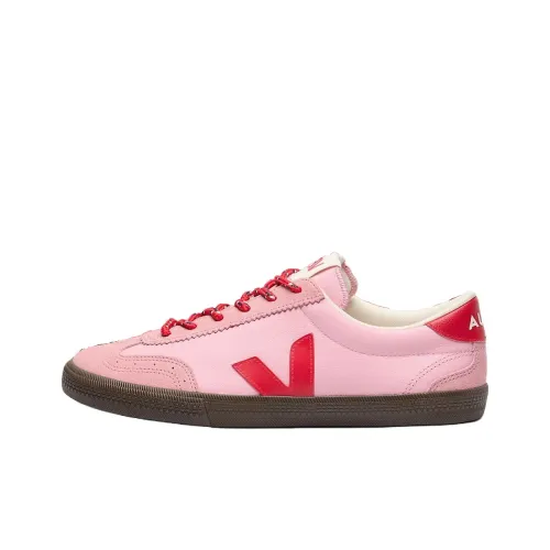 VEJA Volley Guimauve Low Топ Скейтборд Кроссовки Унисекс Розовый